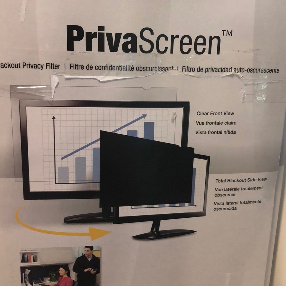 Fellowes privacy screen for 19” computer